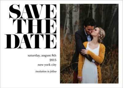 Vintage Book Save the Date