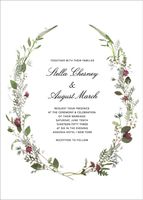 Winter Wilds Wedding Invitation