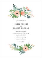 Wrapped in Wildflowers Wedding Invitation