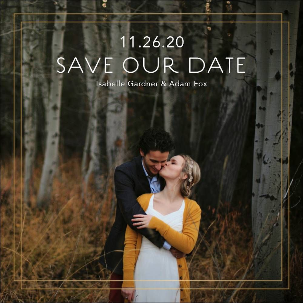 Duo Border Save The Date