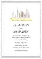 Mr. Big Apple Wedding Invitation