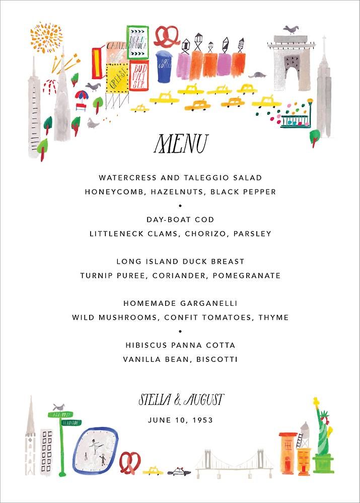 Mr. Big Apple Menu