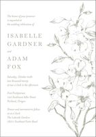 Dogwood Tree Wedding Invitation