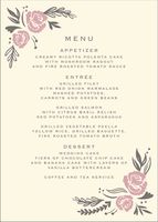 Rose Garden Menu