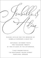 Signature Wedding Invitation