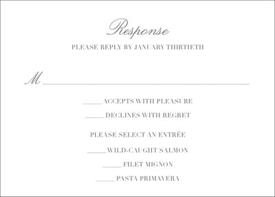 Naiad Response Card