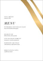 Cherish Foil Menu