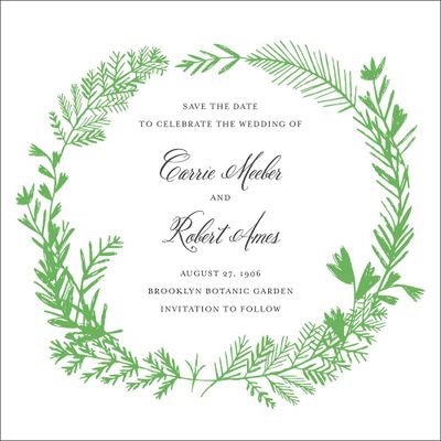 Miss Mimi Margeaux II Save the Date Card