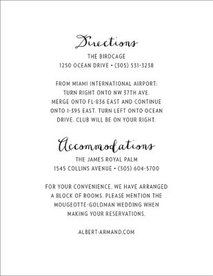 Tropical Palms Information Card