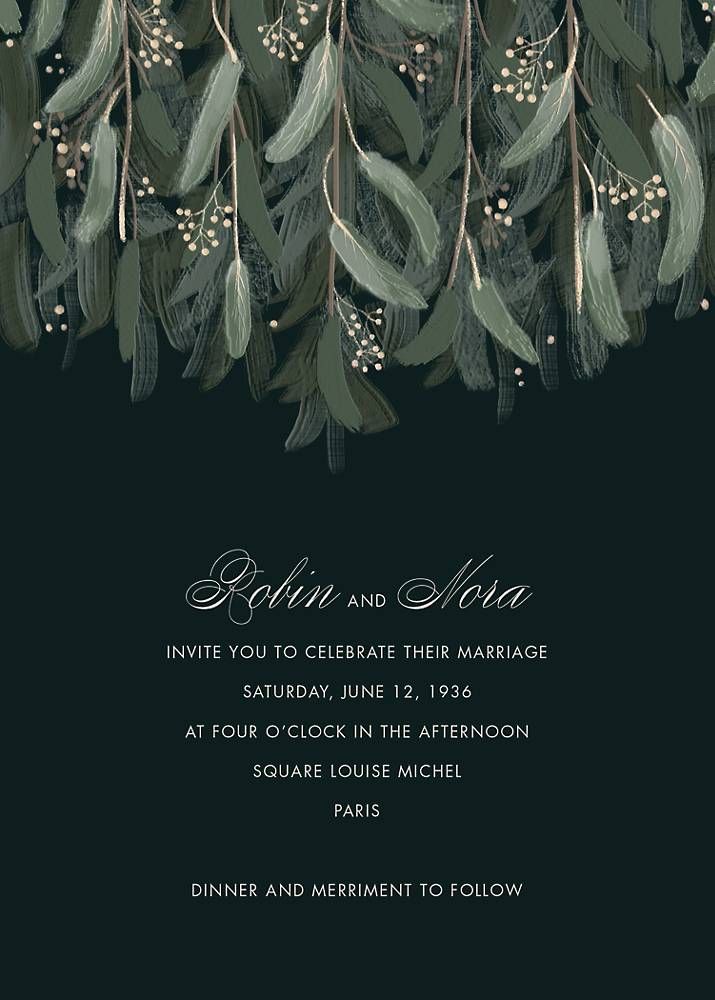 Verdure Wedding Invitation