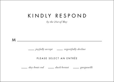 Meadow Garland Response Card