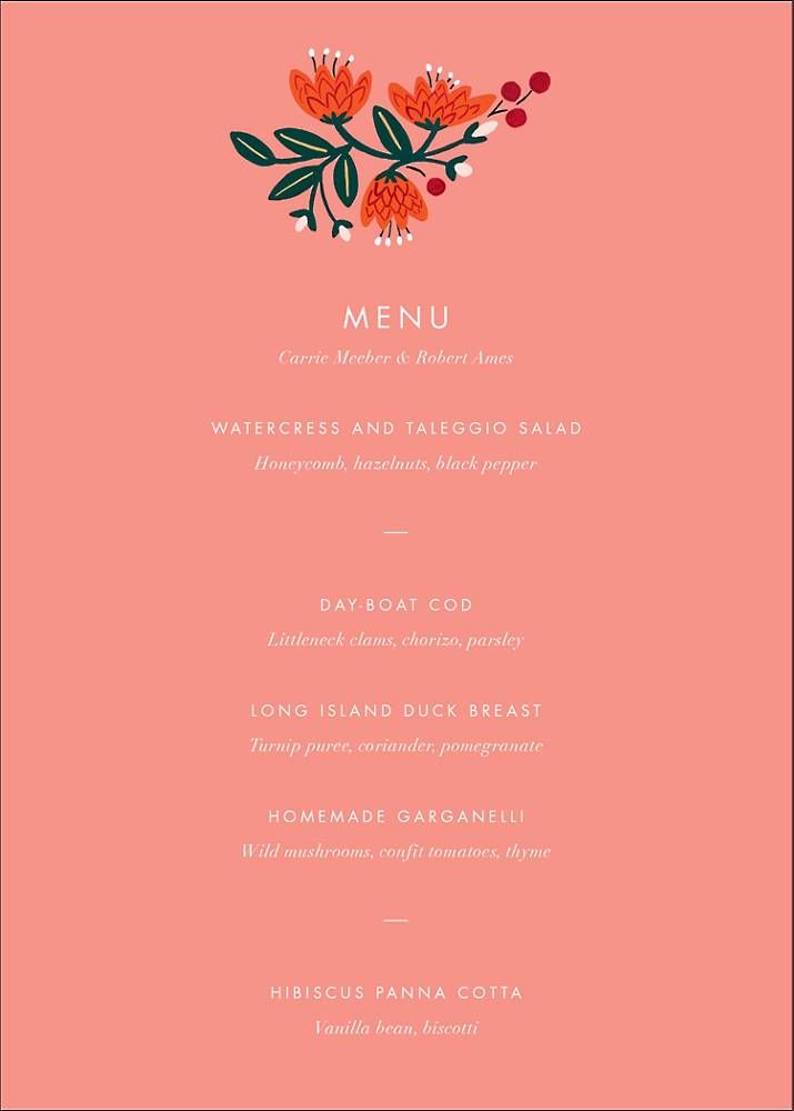 Royal Elephant Menu