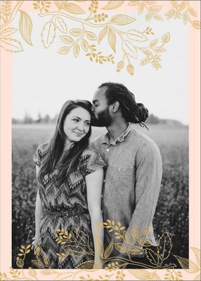 Queen Anne Photo Wedding Invitation