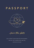 Passport to Romance Save the Date Card