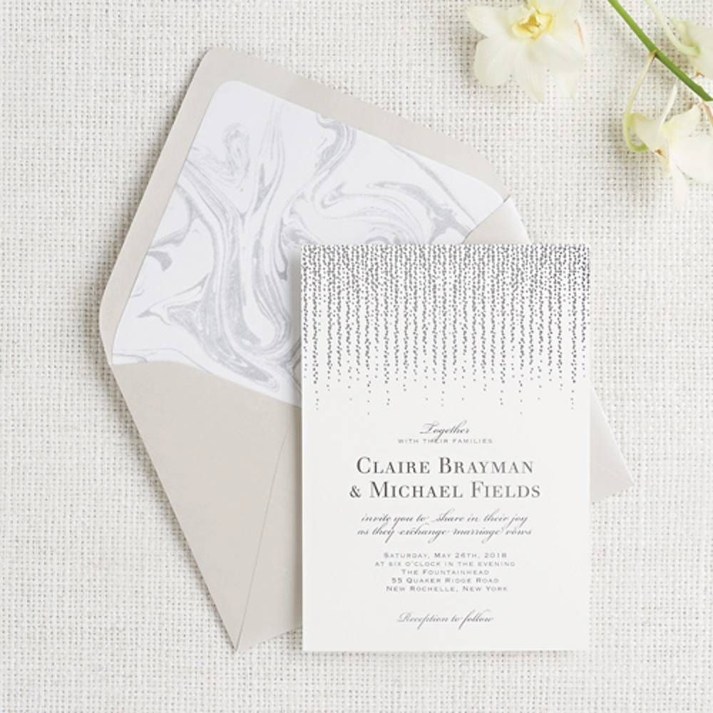 Chandelier Wedding Invitation