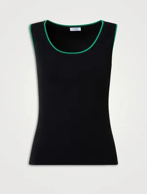 Stretch Wool Tank Top