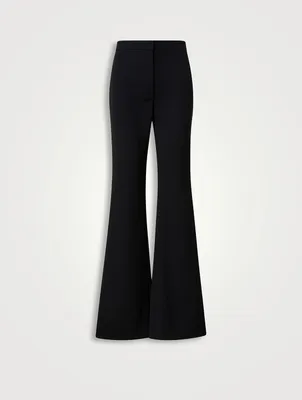 Courtney Stretch Wool Slim-Fit Pants