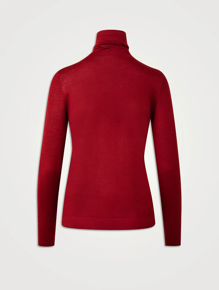 Cashmere And Silk Turtleneck Sweater