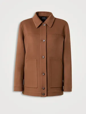 Pawo Cashmere Double-Face Shirt Jacket