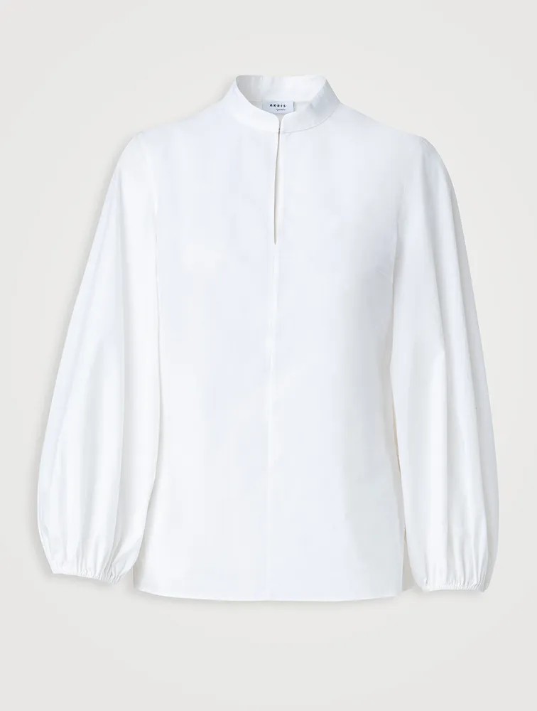 Cotton Poplin Blouse