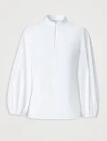 Cotton Poplin Blouse