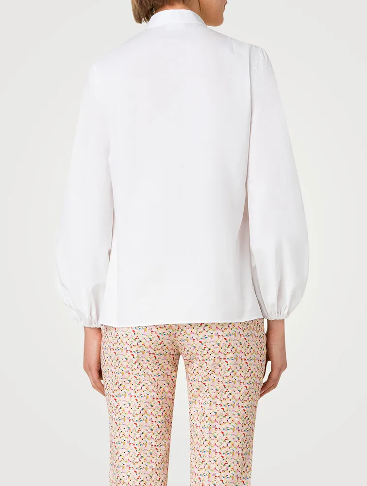 Cotton Poplin Blouse