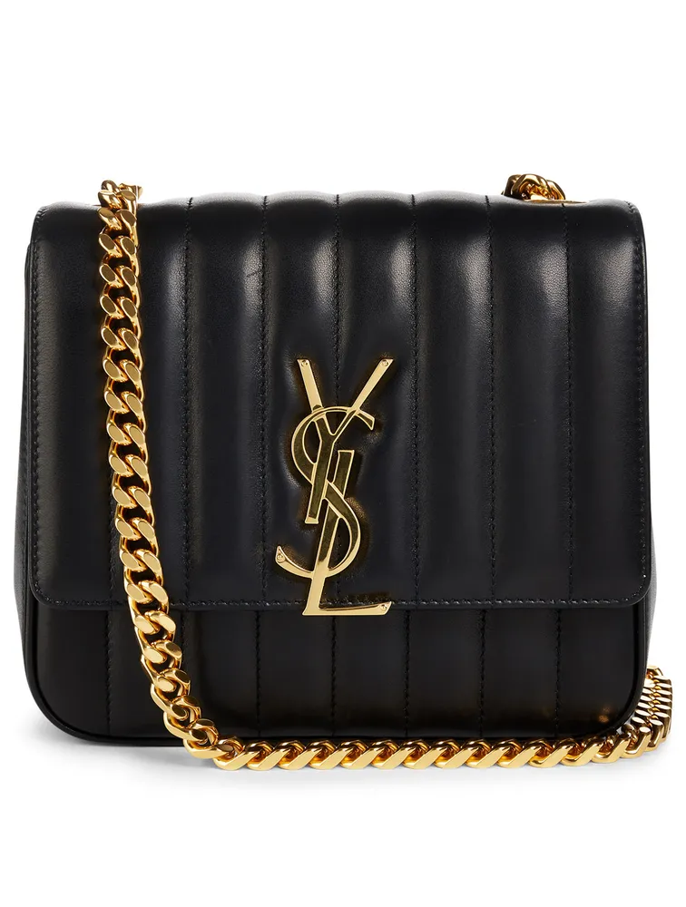 Medium Vicky YSL Monogram Leather Chain Bag