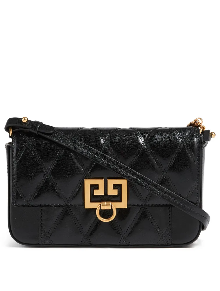 Mini Pocket Diamond Quilted Leather Shoulder Bag