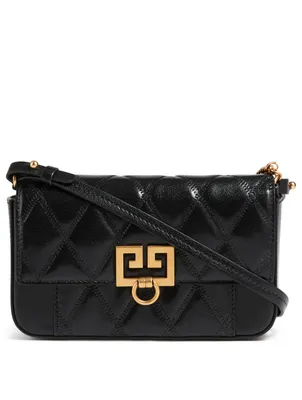 Mini Pocket Diamond Quilted Leather Shoulder Bag