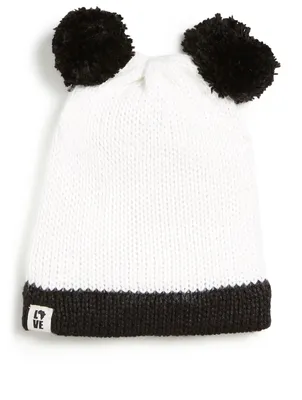 Panda Crochet Knit Hat