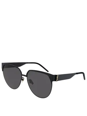 SL M43/F YSL Monogram Round Sunglasses