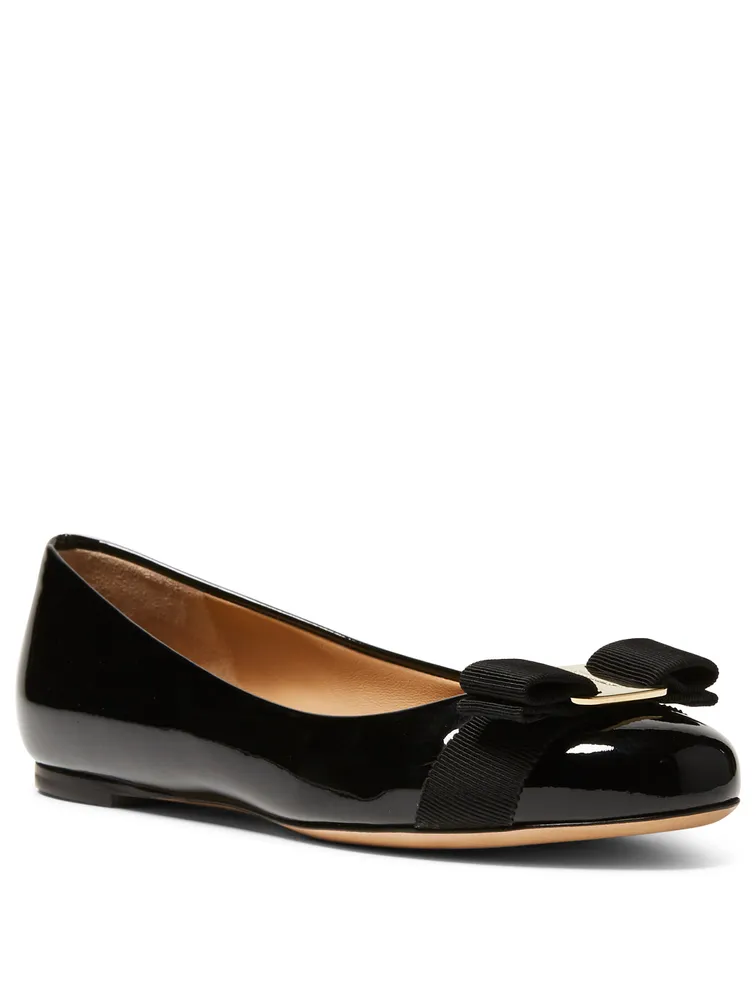 Varina Patent Leather Ballet Flats