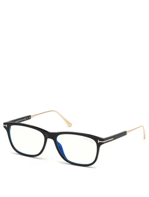 Square Optical Glasses With Blue Block Technology