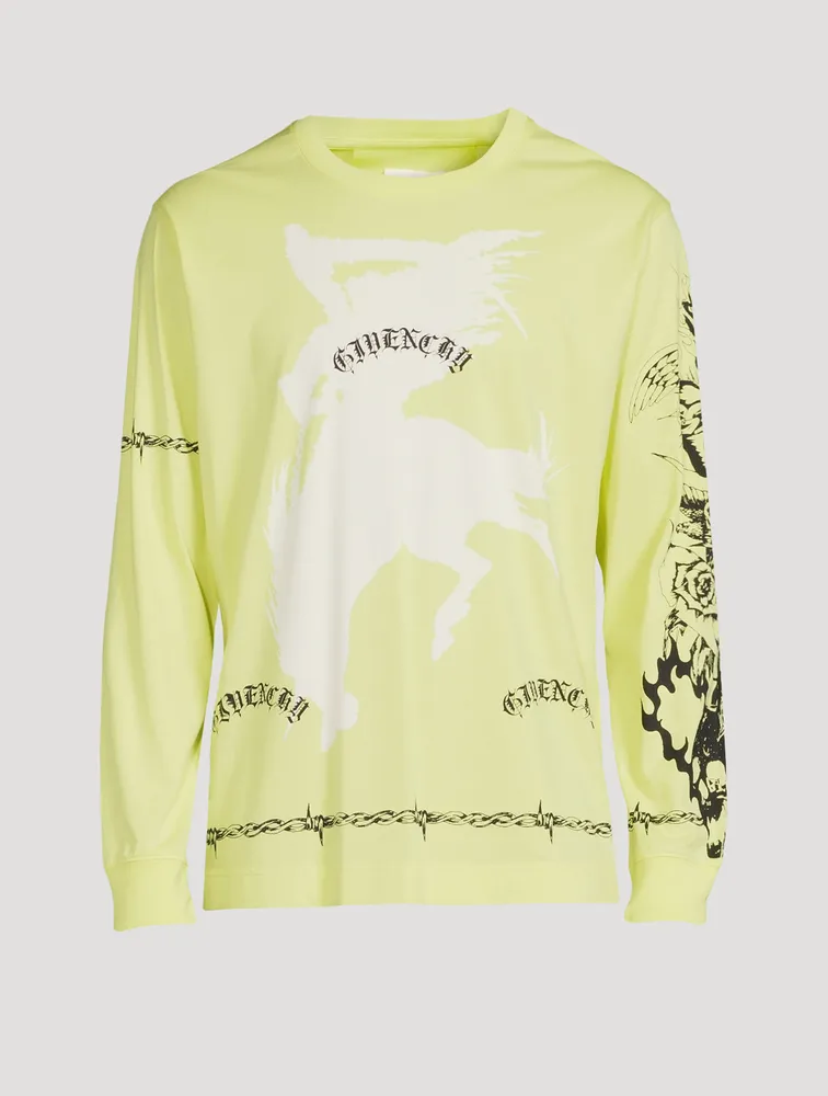 GIVENCHY + Gothic Long-Sleeve T-Shirt | Yorkdale Mall