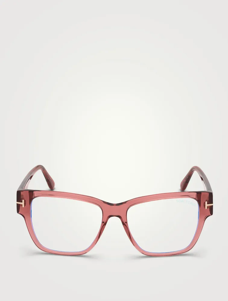 TOM FORD Square Optical Glasses With Blue Block Lenses | Square One