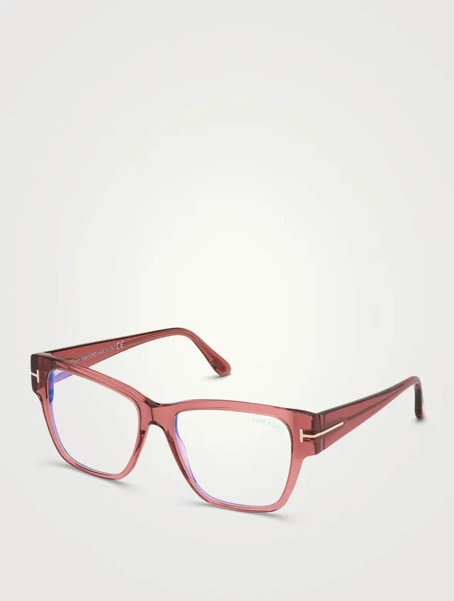 TOM FORD Square Optical Glasses With Blue Block Lenses | Square One