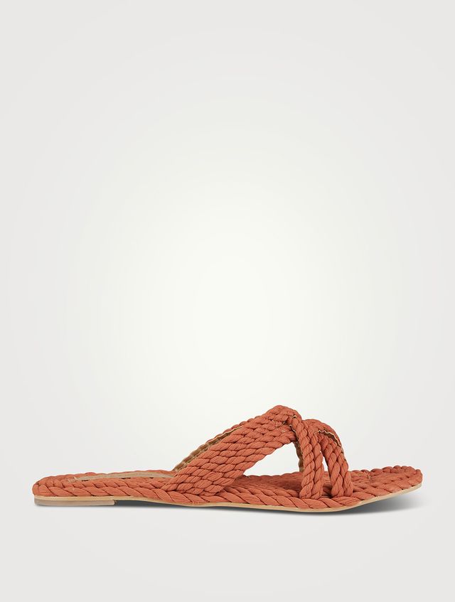 SALT AND UMBER Sierra Rope Slide Sandals | Yorkdale Mall