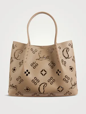 Small Cabarock Loubinsky Perforated Leather Tote