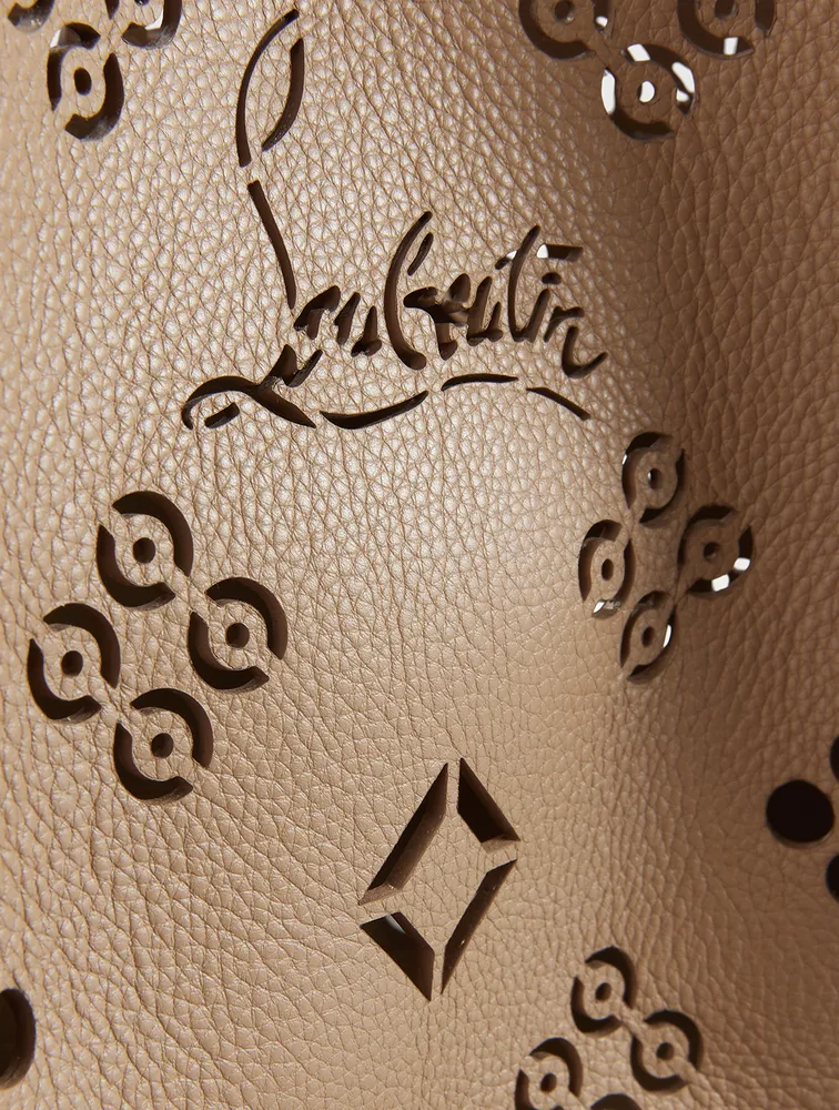 Cabarock Perforated Tote Bag in Brown - Christian Louboutin