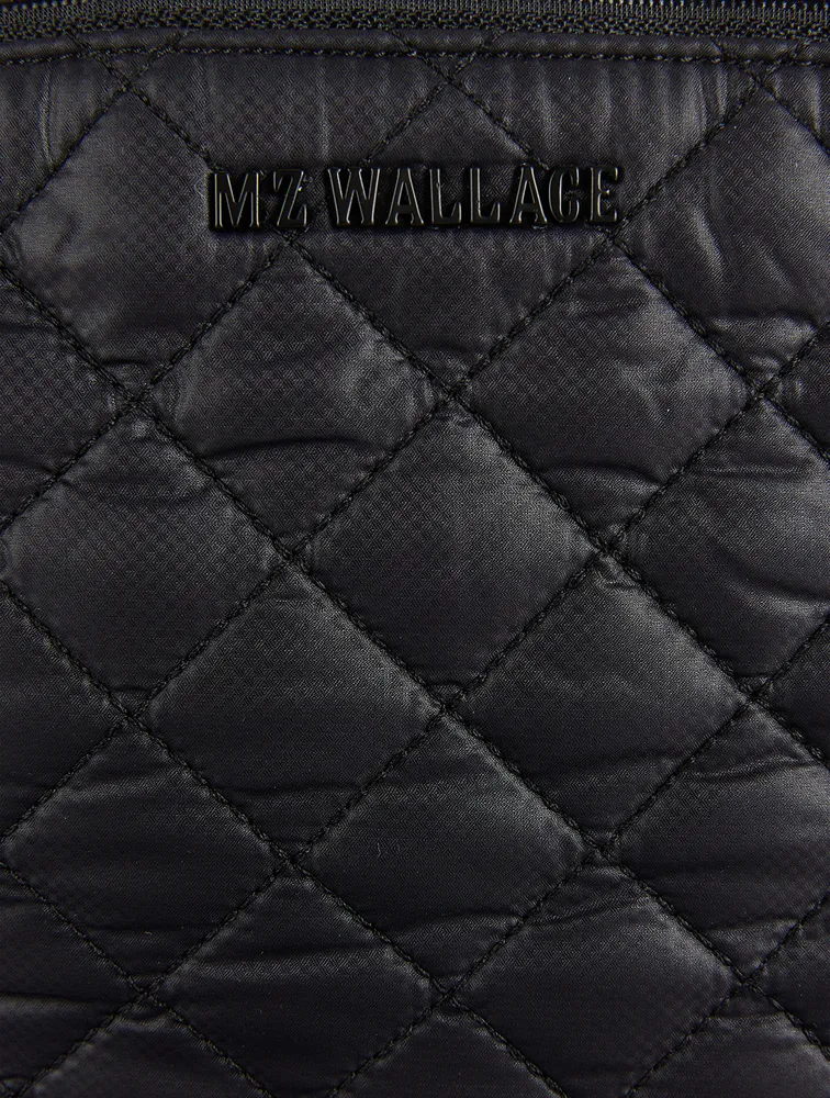 Metro Scout Quilted Crossbody Bag in Black