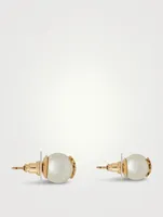 Cassandre YSL Monogram Faux Pearl Earrings