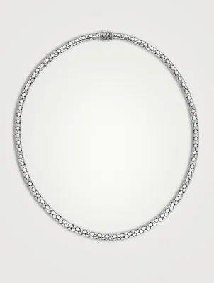 Sterling Silver Dot Necklace