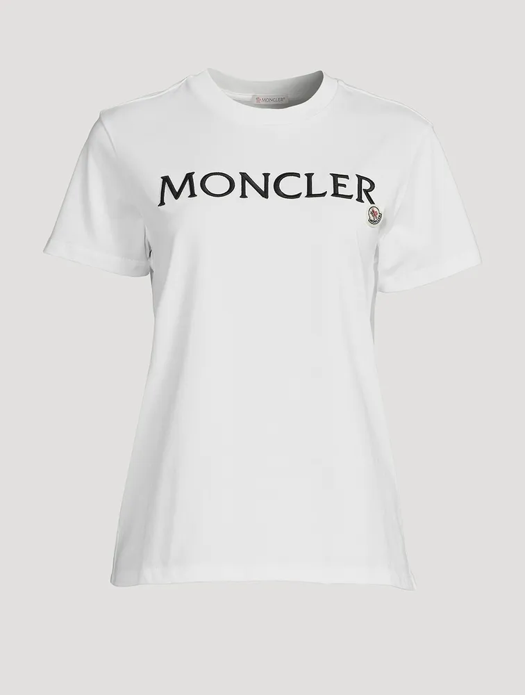 Moncler Logo Embroidered T-Shirt