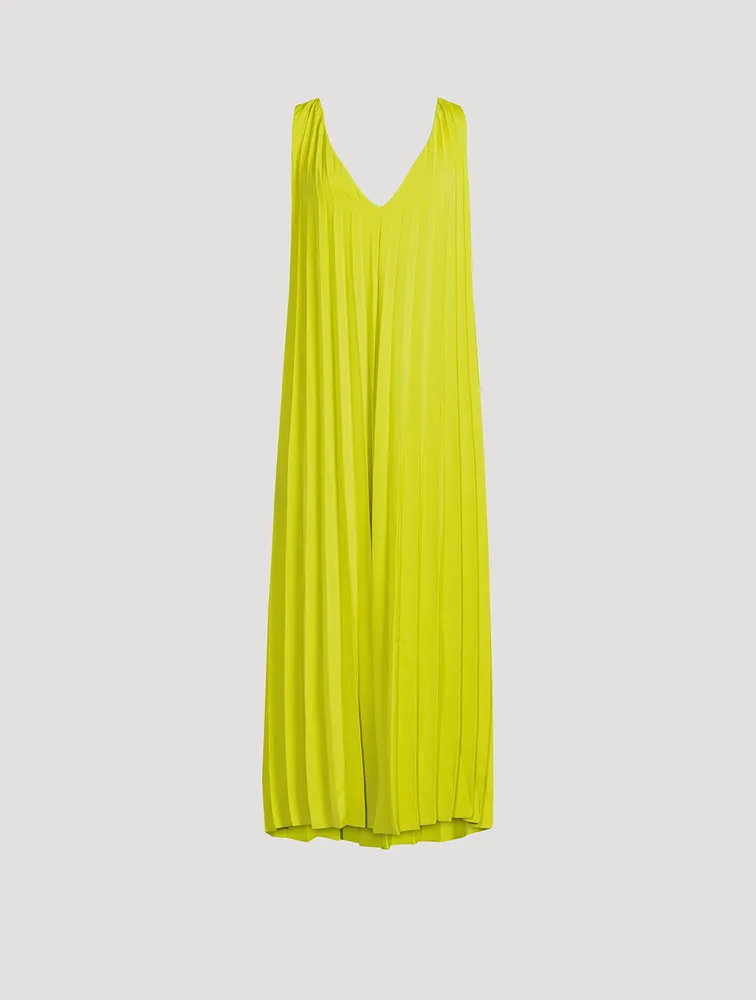 Annico Pleated Maxi Dress