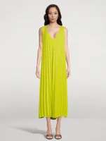 Annico Pleated Maxi Dress