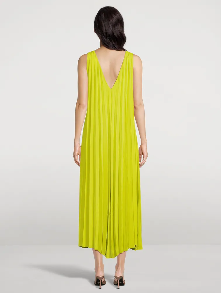 Annico Pleated Maxi Dress