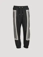 Monogram Scarf Track Pants