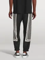 Monogram Scarf Track Pants