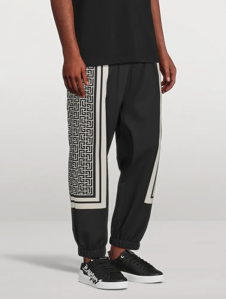 Monogram Scarf Track Pants