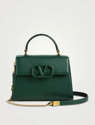 Small VSling Leather Satchel